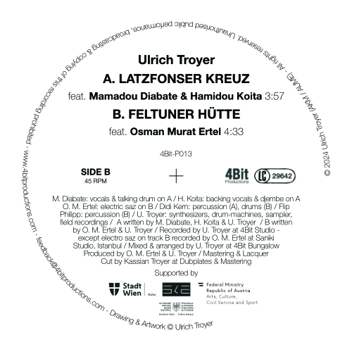 Artwork for the 7 inch Single LATZFONSER KREUZ B Side